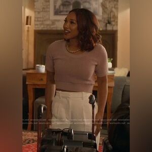 Waffle Stitch Wool Blend Sweater by Club Monaco